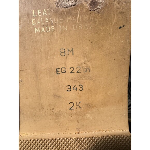 Vintage Candies Flat Leather Boots Bordeaux 70s 80s Zebra Print - Picture 7 of 8